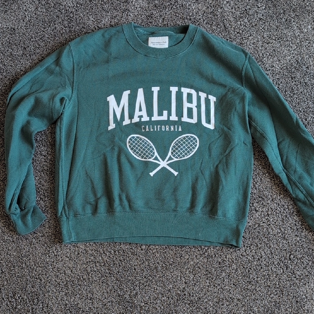 Abercrombie & Fitch Teal Sweatshirt